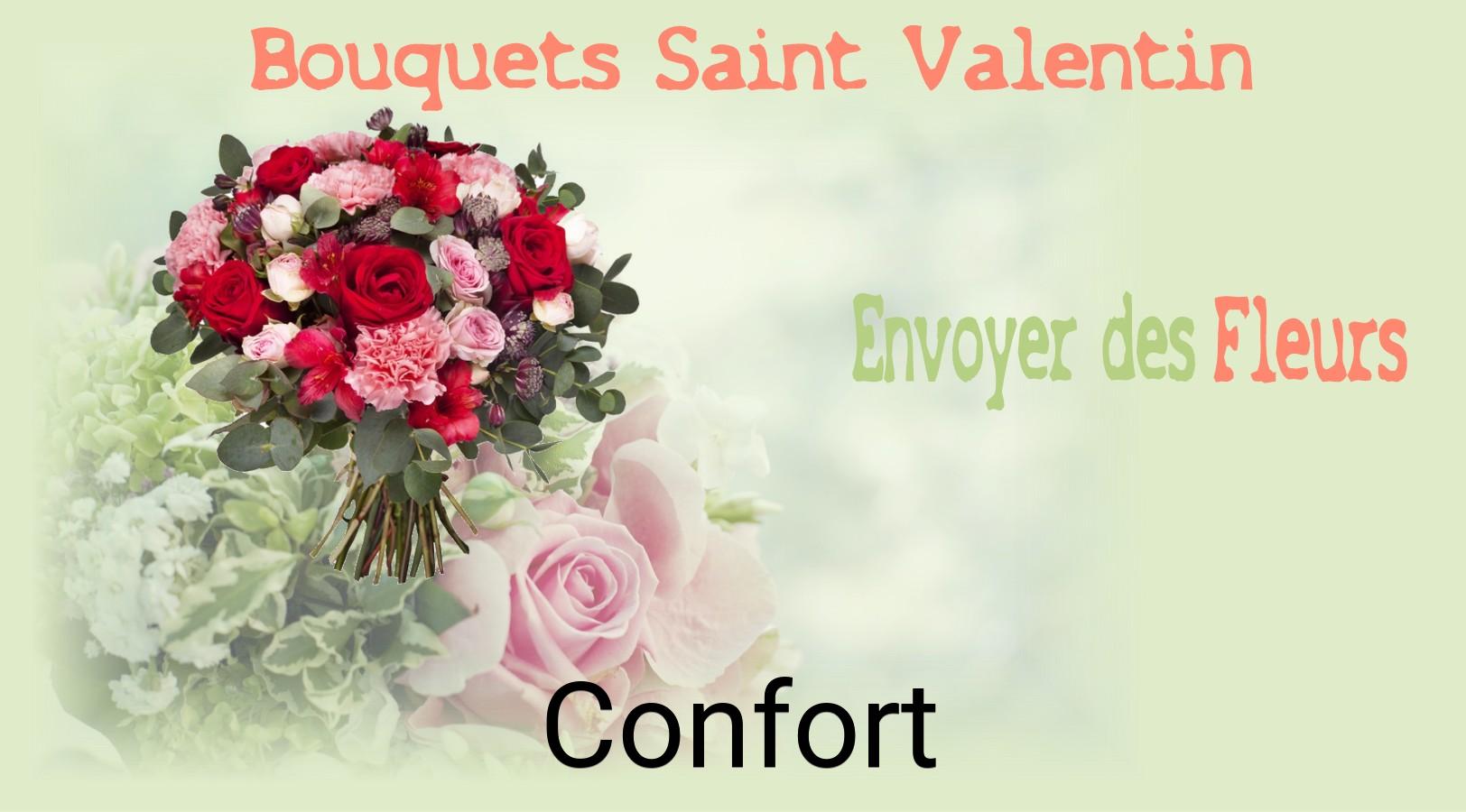 Roses de Saint-Valentin livrées à Confort
